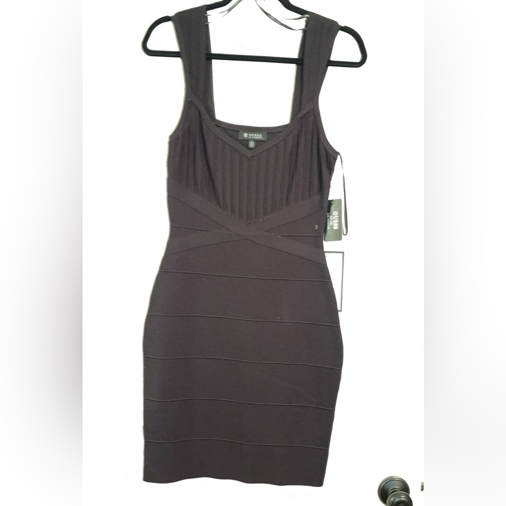 NWT sexy little black dress Guess size 8